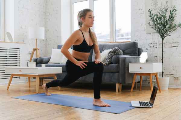 Woman exercising confidently after femiwand treatment Bracknell 	
